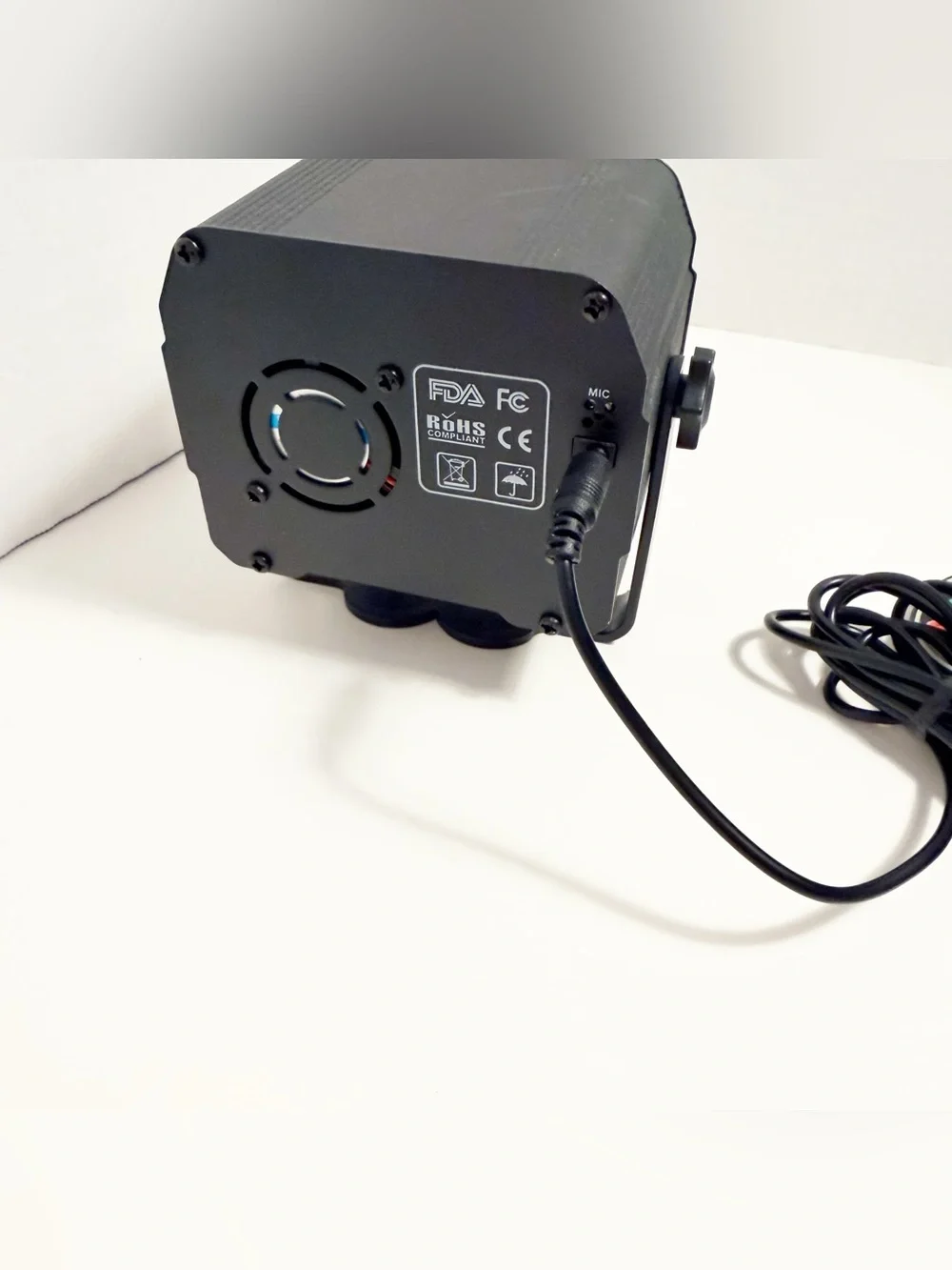 PartyLite Black LED Disco DJ Projector Party Light with Remote